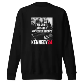 No Shirt, No Shoes, No Secret Service Unisex Premium Sweatshirt