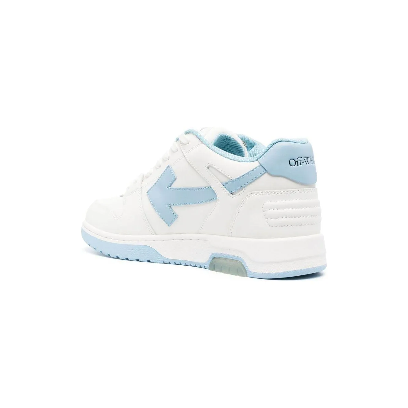 Off White Sneakers Clear Blue