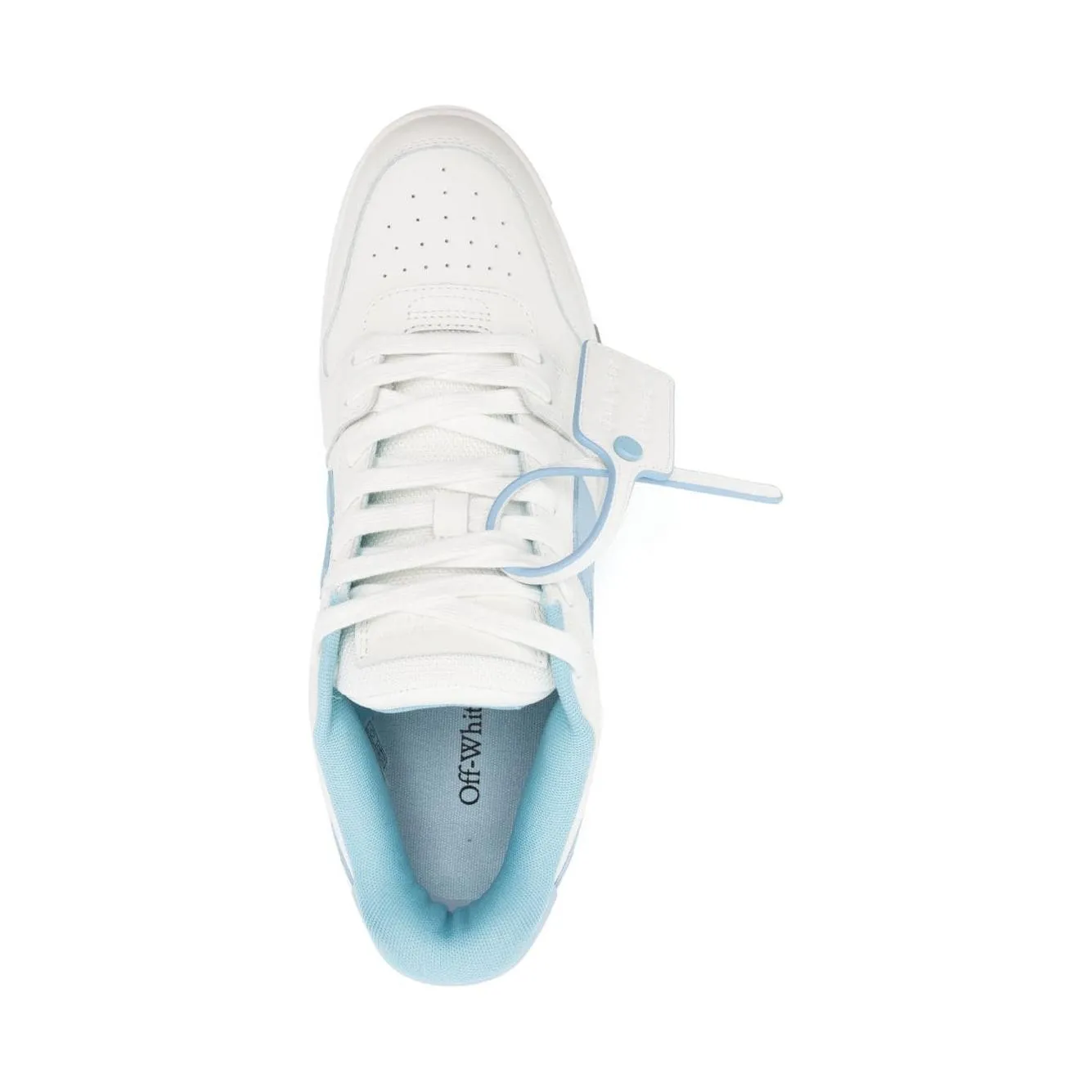 Off White Sneakers Clear Blue