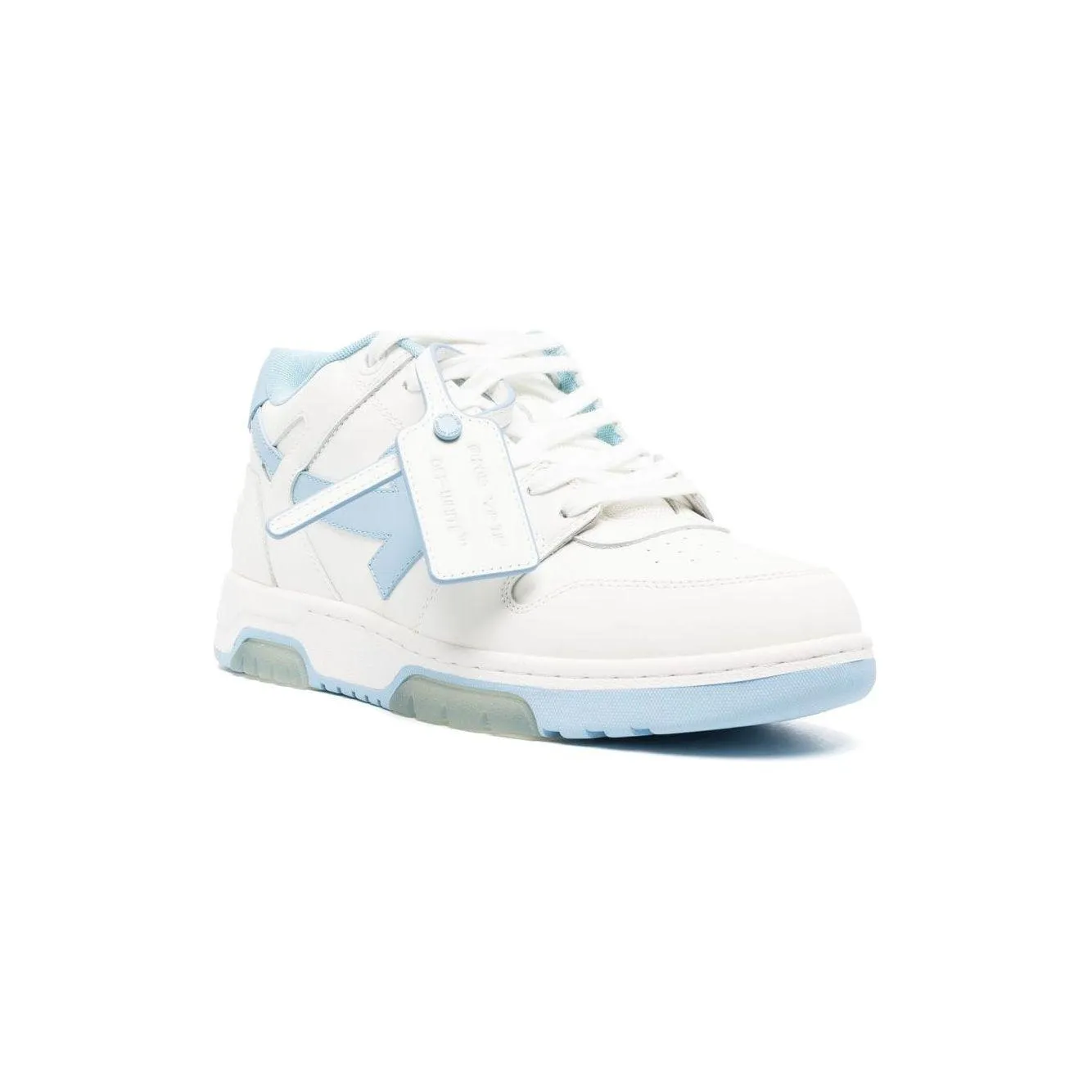 Off White Sneakers Clear Blue