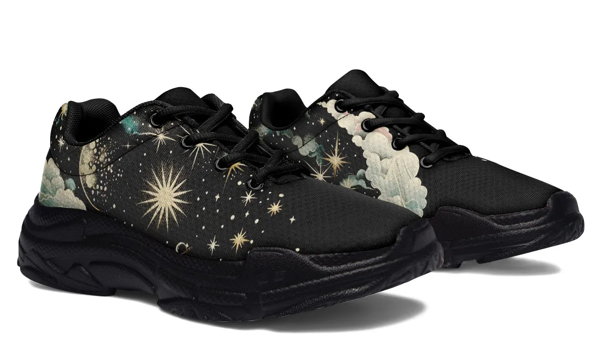 Orion’s Dream Chunky Sneakers - Light Breathable and Comfortable Sports Shoes with Platform Soles