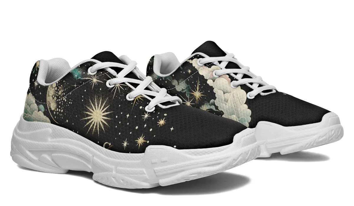 Orion’s Dream Chunky Sneakers - Light Breathable and Comfortable Sports Shoes with Platform Soles