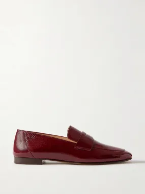 Patent-leather loafers