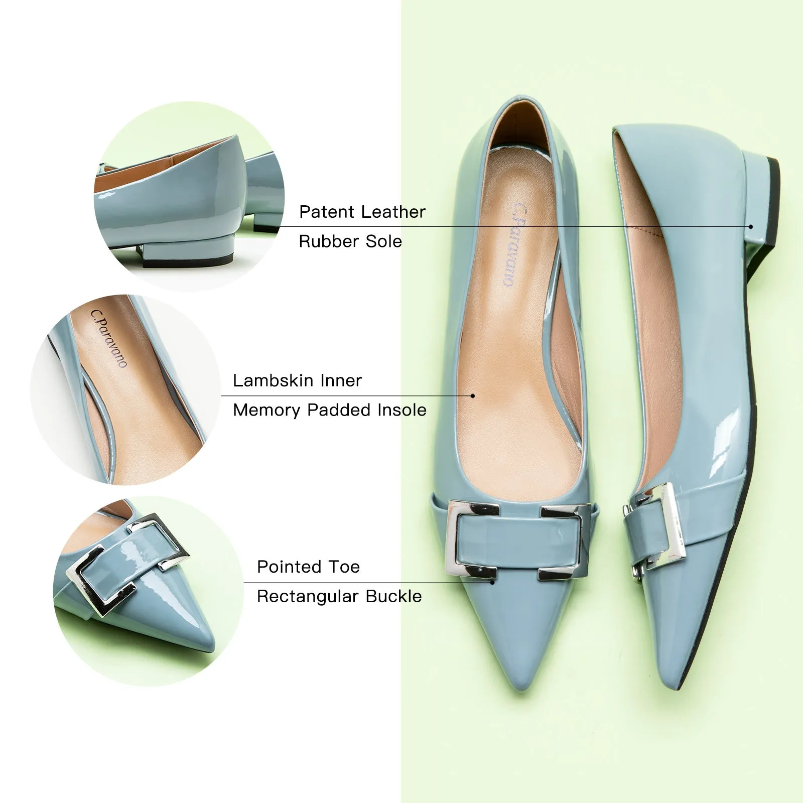 Patent Metal Tie Flats (Aida)