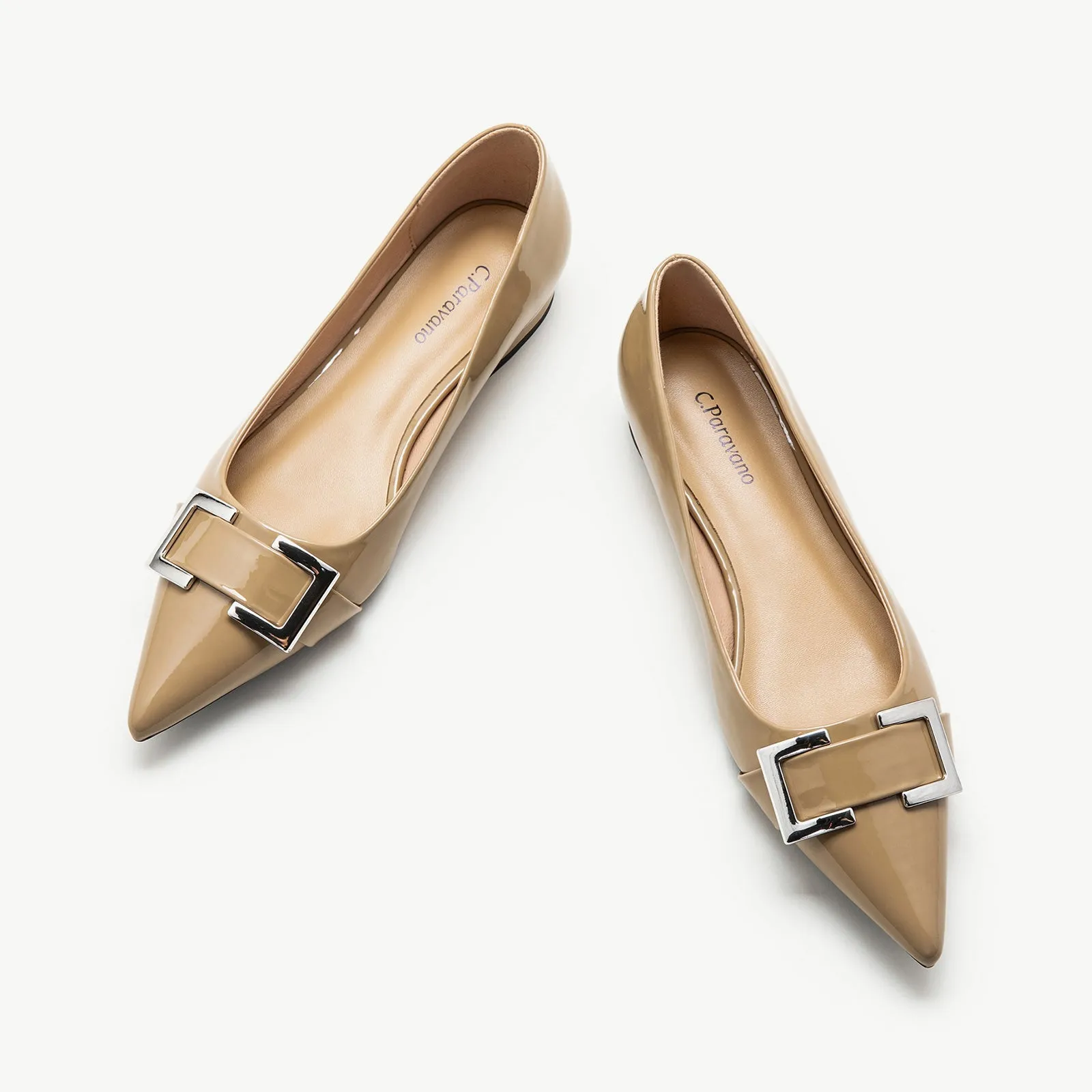 Patent Metal Tie Flats (Aida)