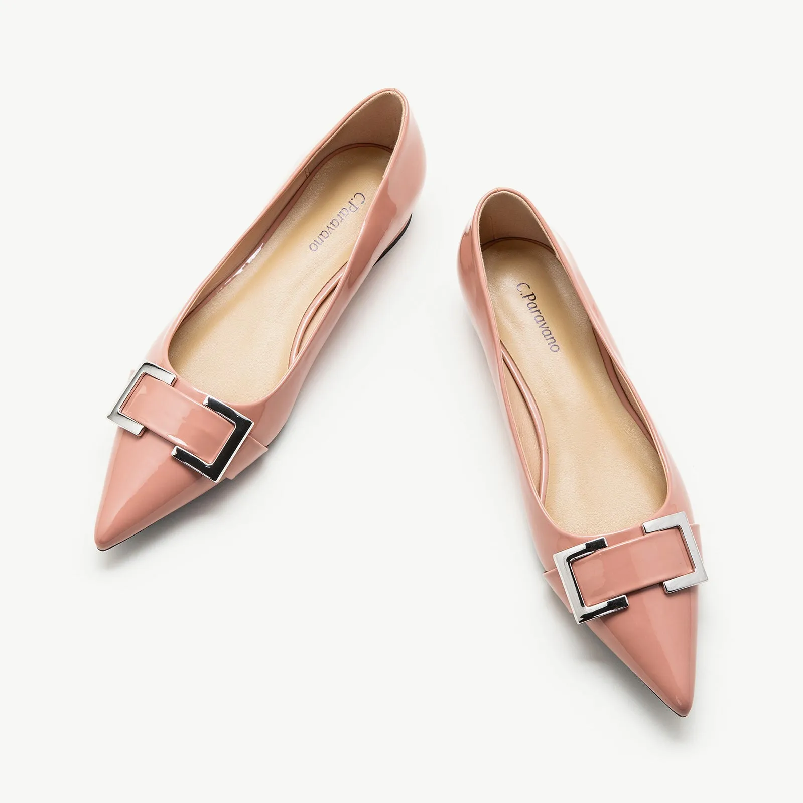 Patent Metal Tie Flats (Aida)