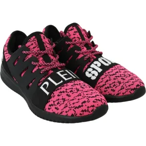 Plein Sport Chic Pink Blush Athletic Sneakers