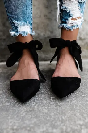 Pointed Toe Lace-up Flats Sandals