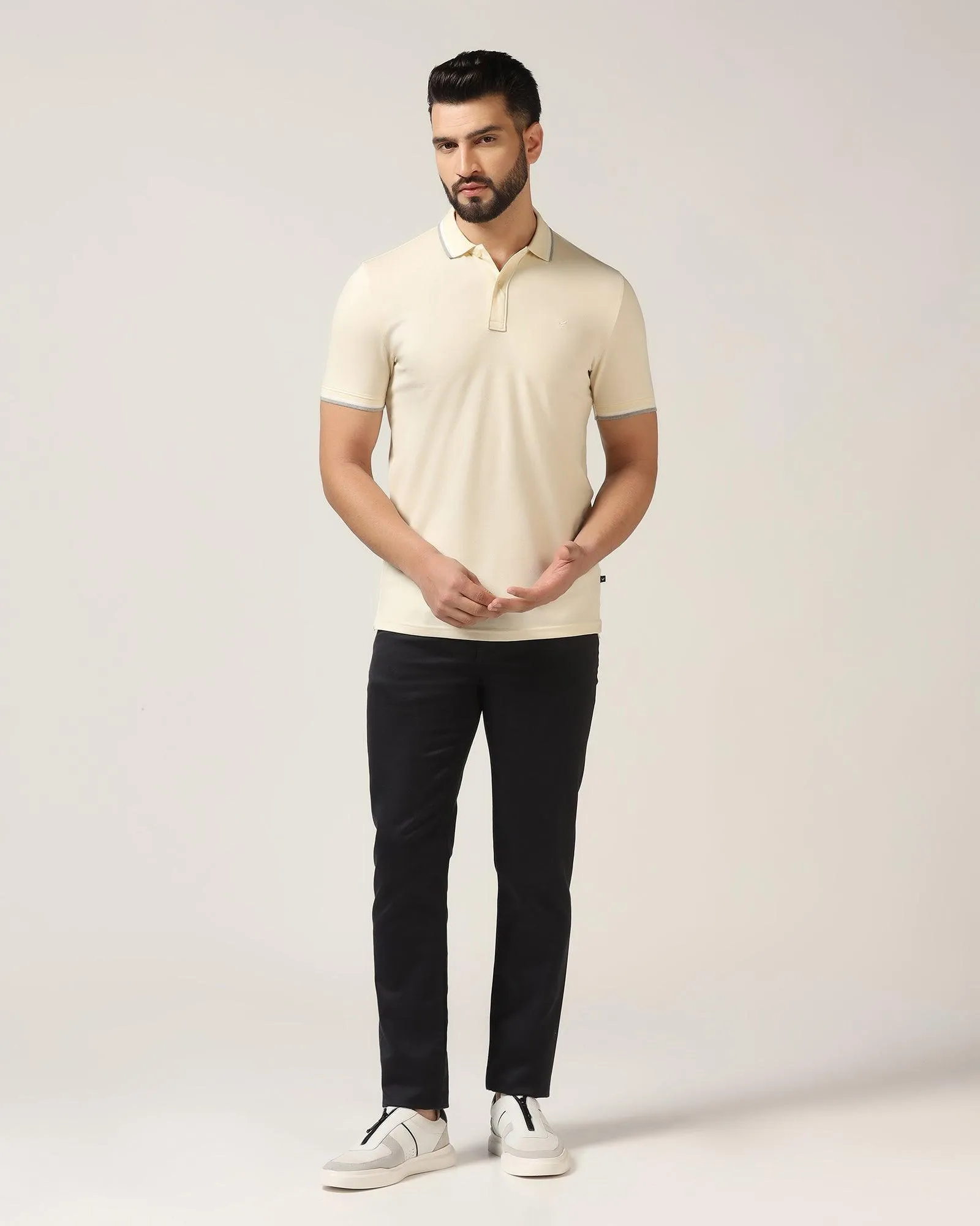 Polo Light Yellow Solid T-Shirt - Walter