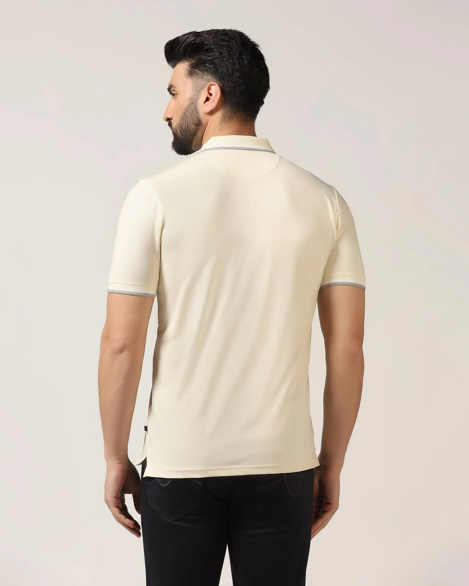 Polo Light Yellow Solid T-Shirt - Walter