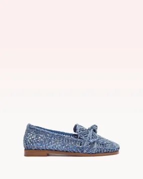 Raffia Penny Loafer Petroleo