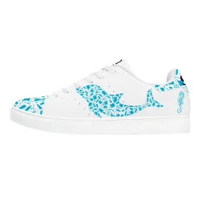 Save The Wave Sneakers - Blue | Low Top Customized | Shoe Zero