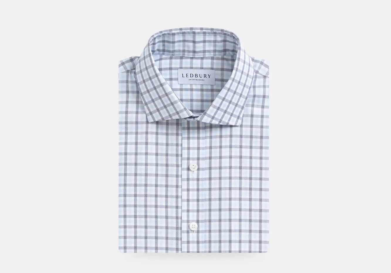 The Light Blue Huxley Tattersall Custom Shirt