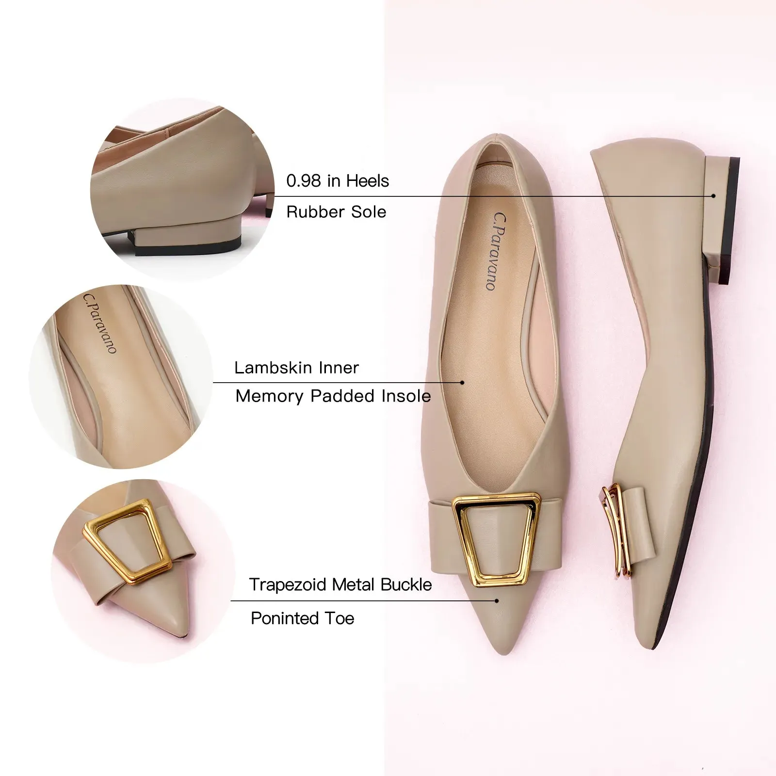 Trapezoidal Metal Tie Flats (Aida)