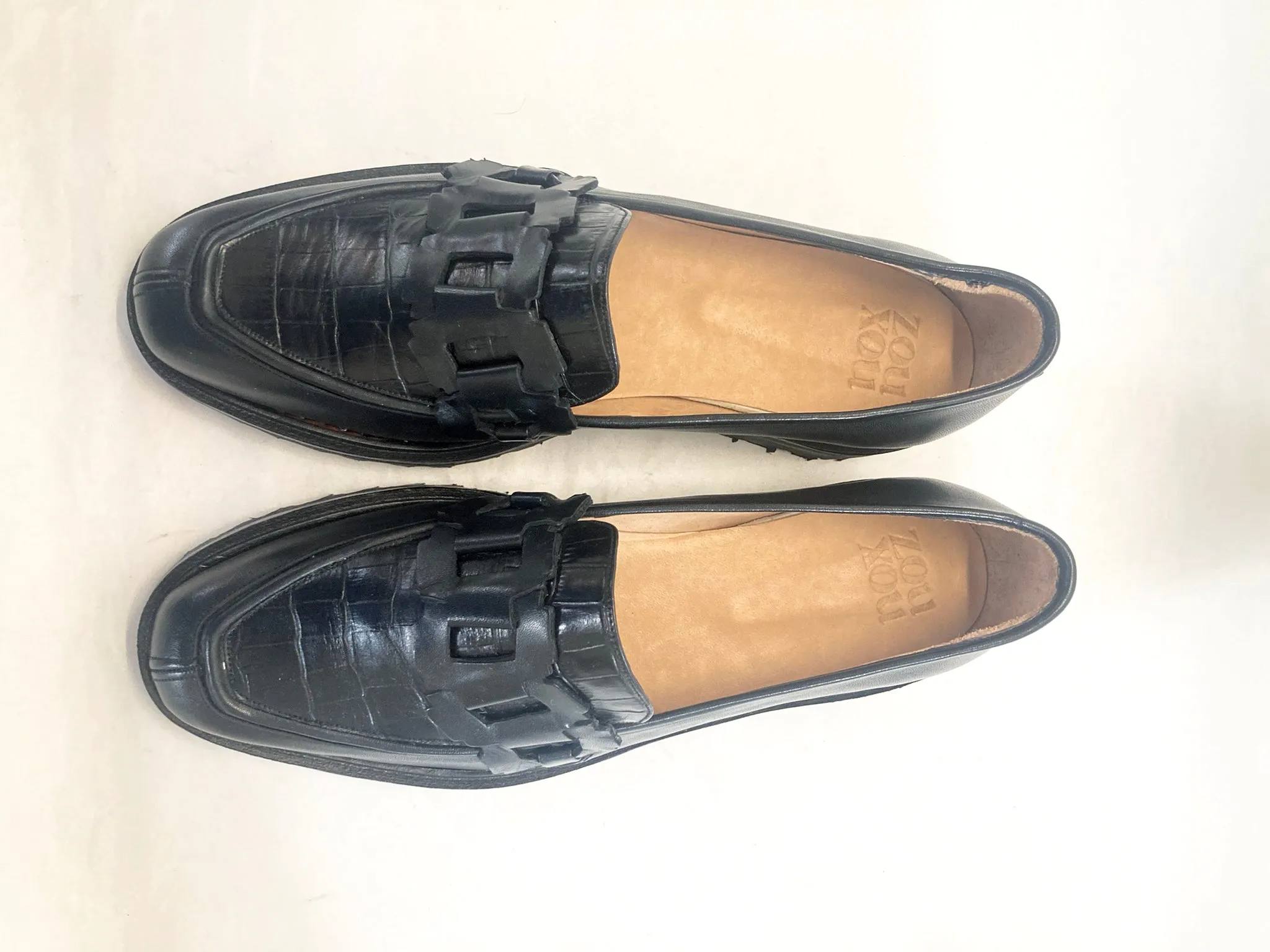 Trini Loafer in Black   Croco Size 41