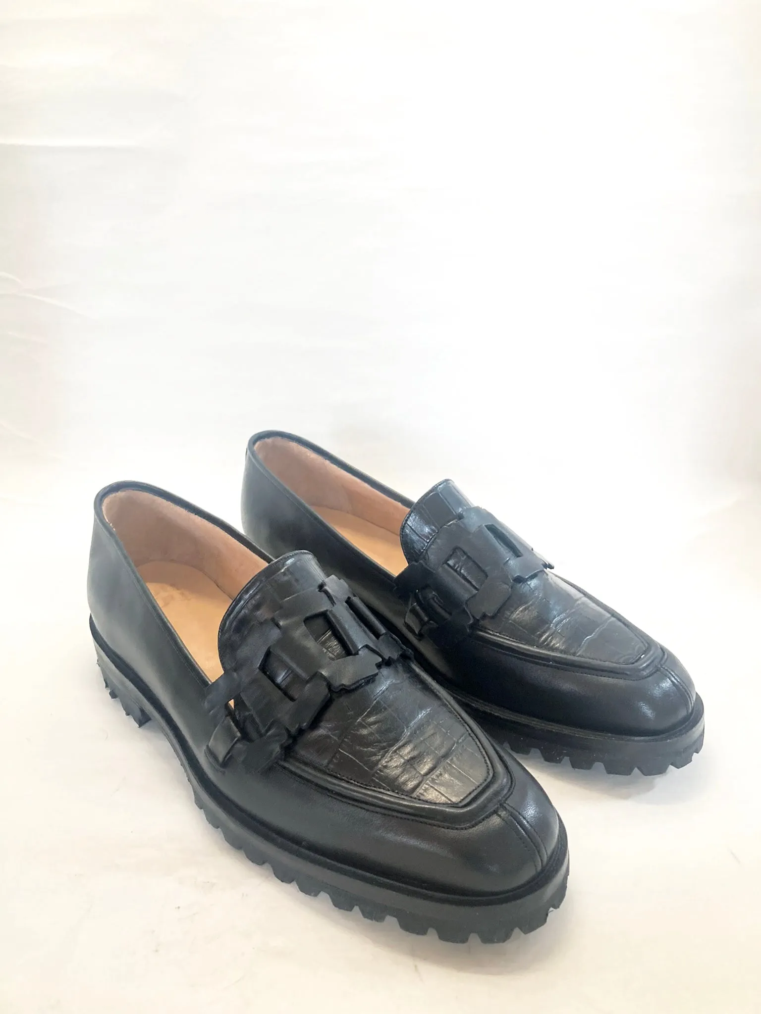 Trini Loafer in Black   Croco Size 41