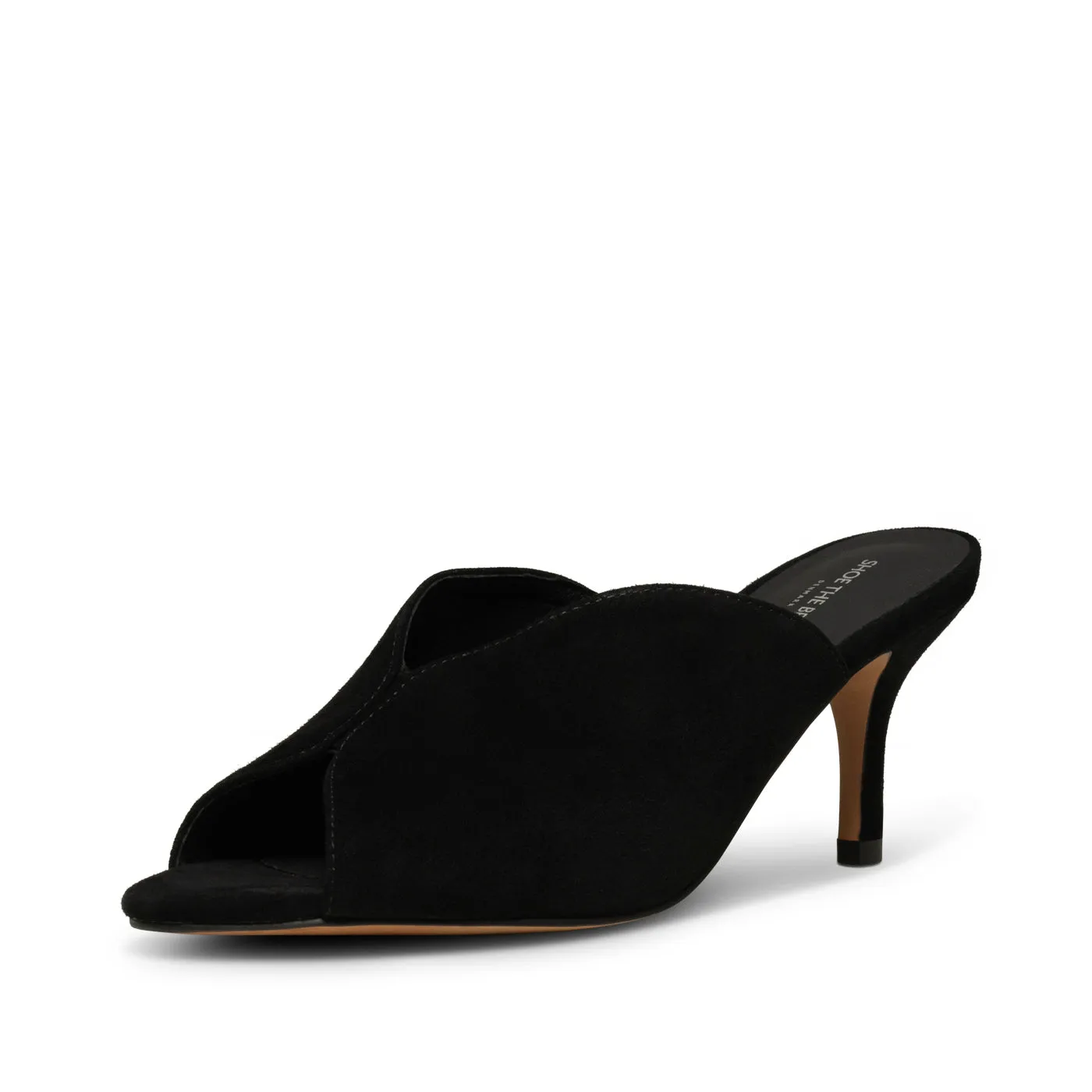 Valentine sandal suede - BLACK