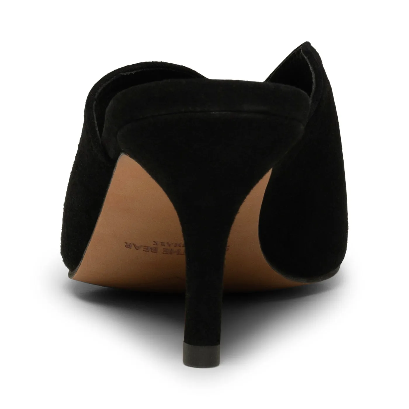 Valentine sandal suede - BLACK