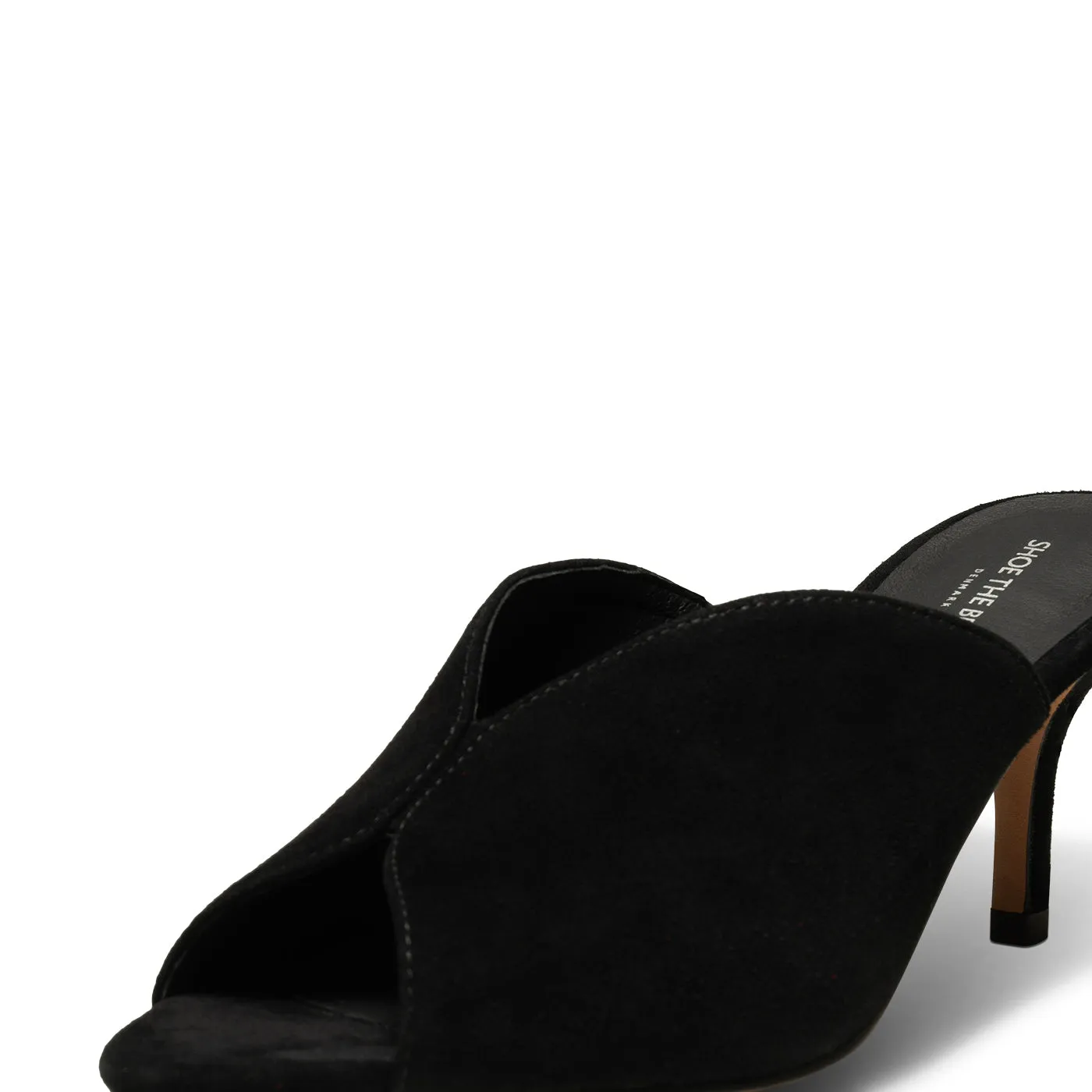 Valentine sandal suede - BLACK