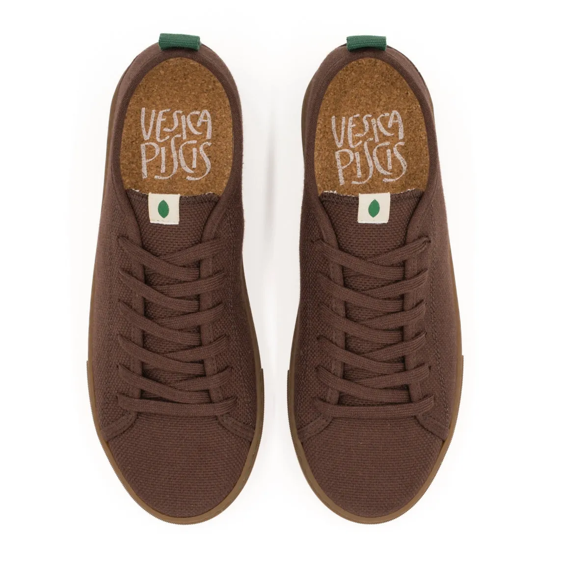 Vegan sneaker brown NIK015