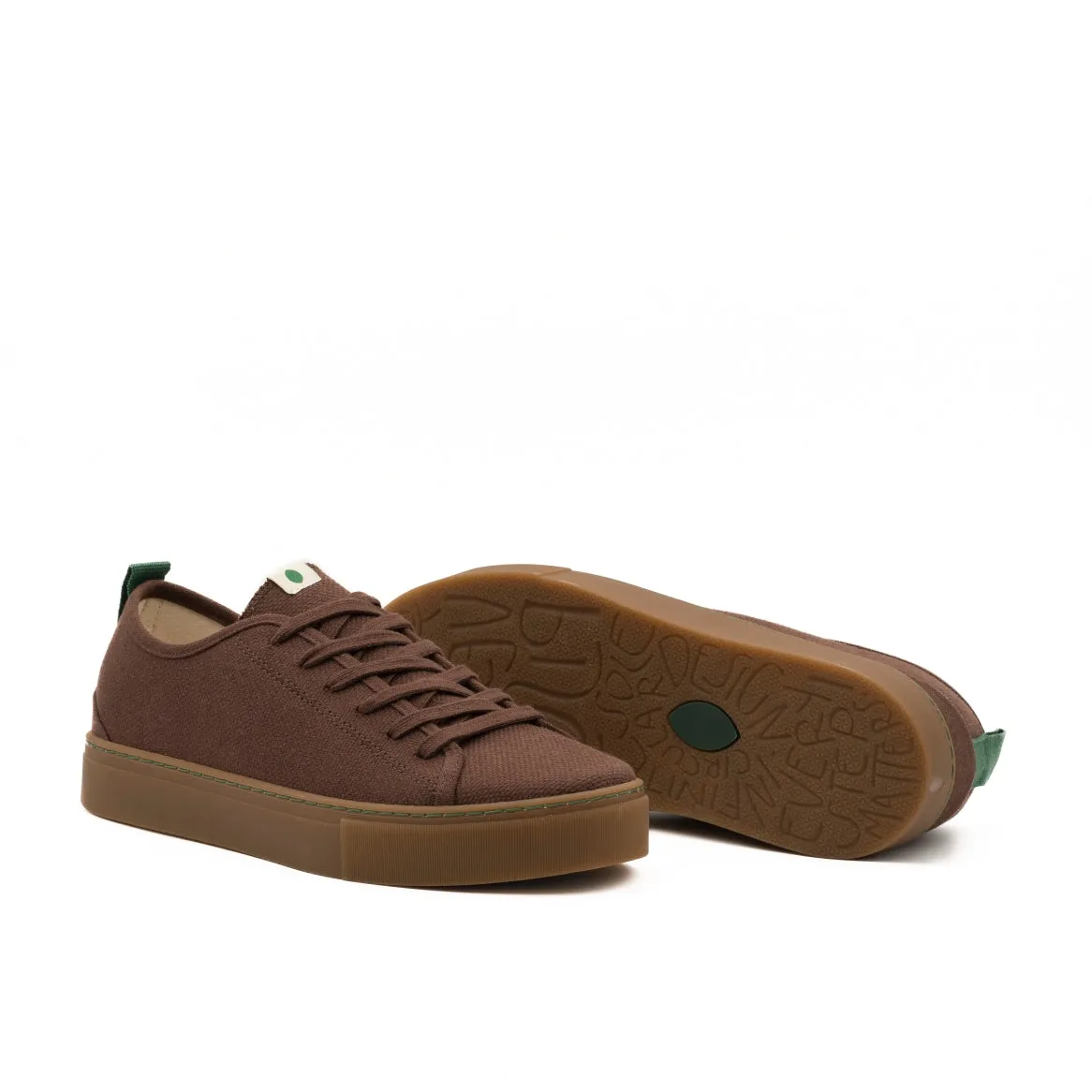 Vegan sneaker brown NIK015