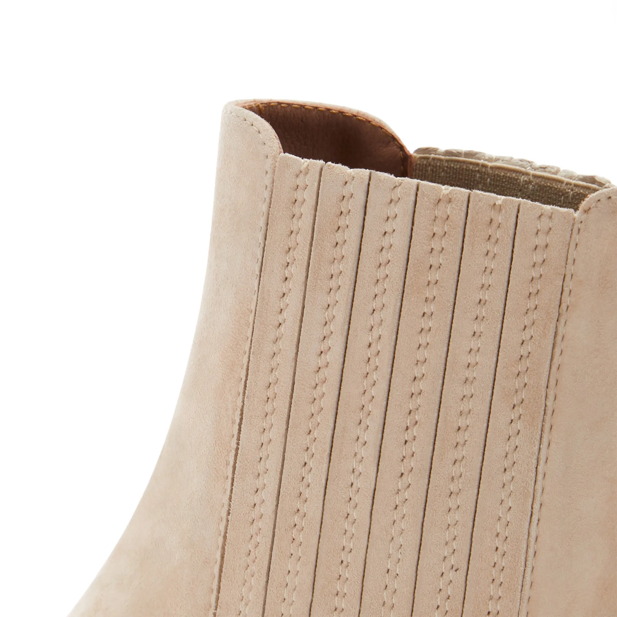 Vendôme Chey beige suede chelsea boots