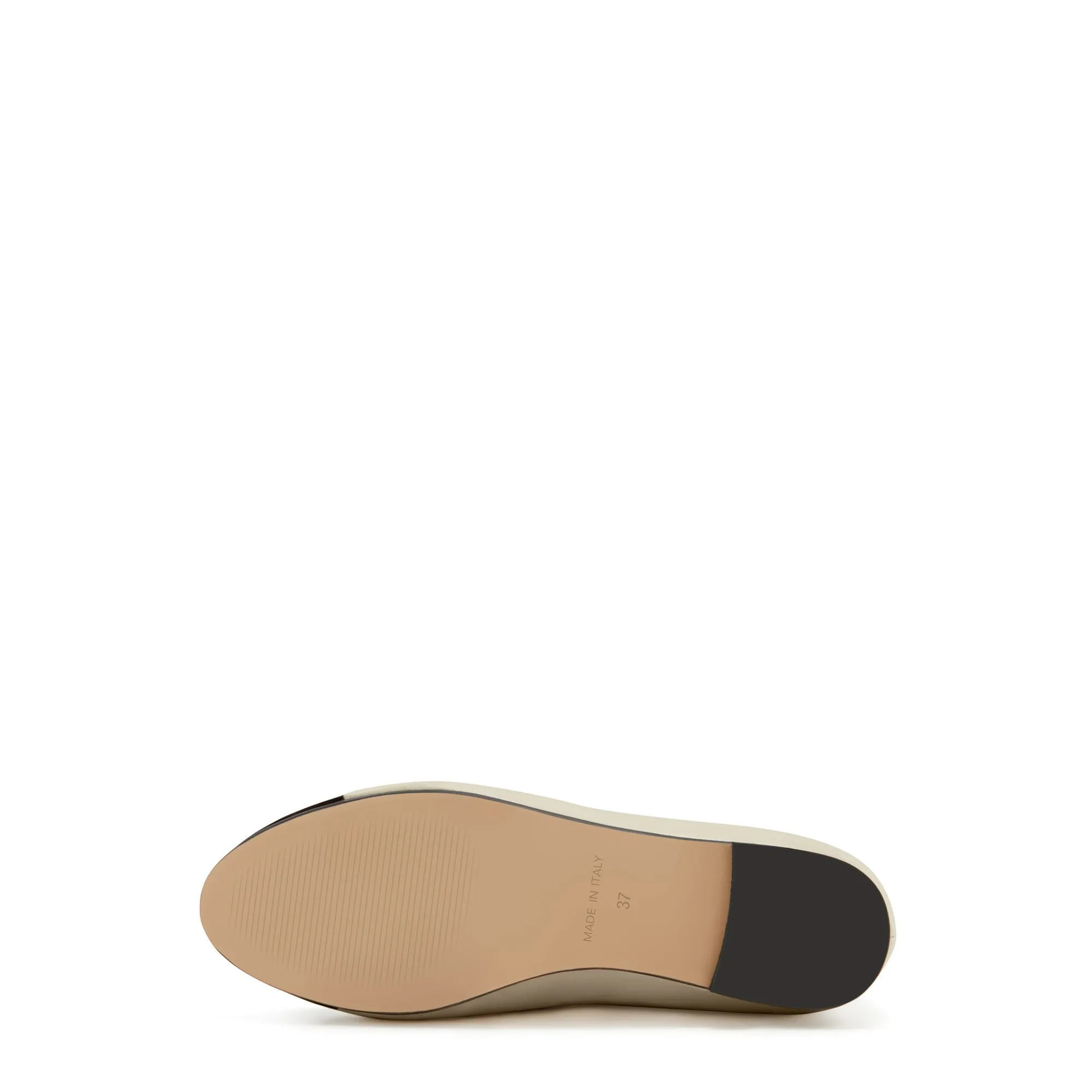 Vendôme Ynes cream calfskin leather ballerinas