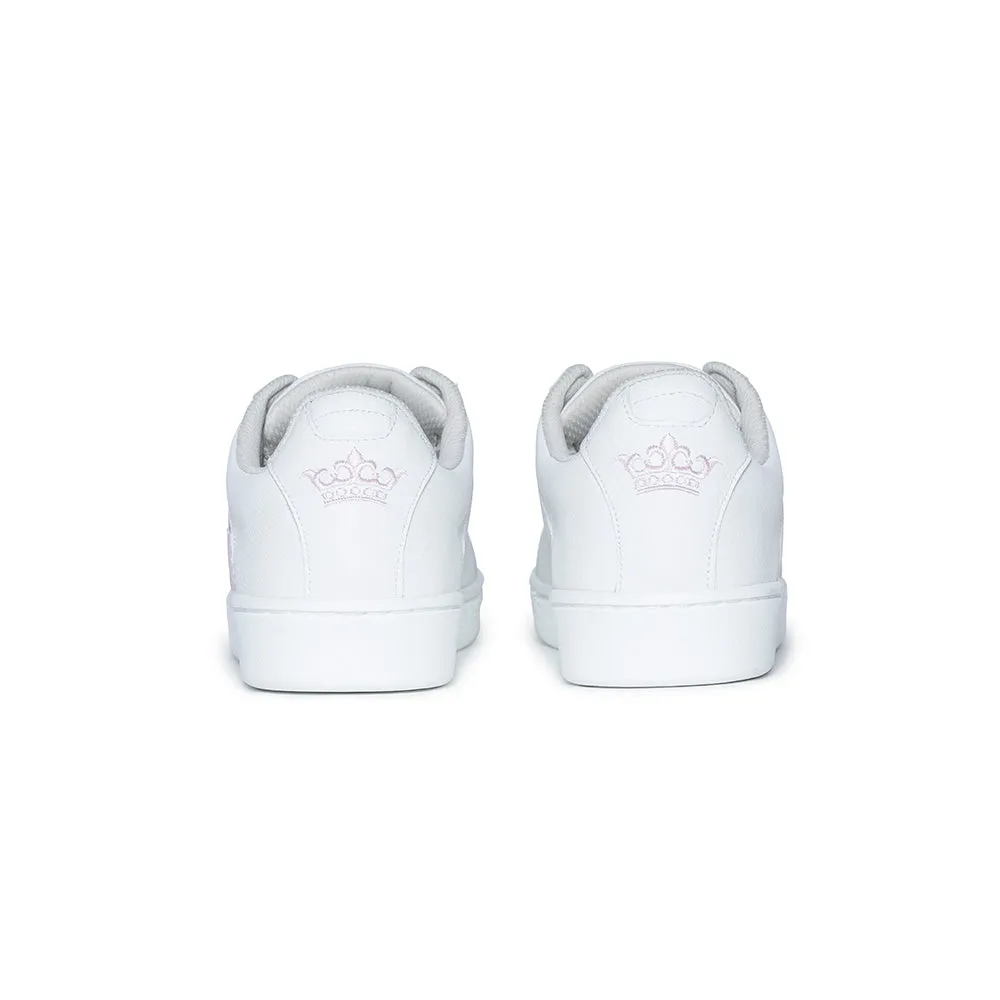 Women's Icon Genesis White Pink Leather Sneakers 91901-001