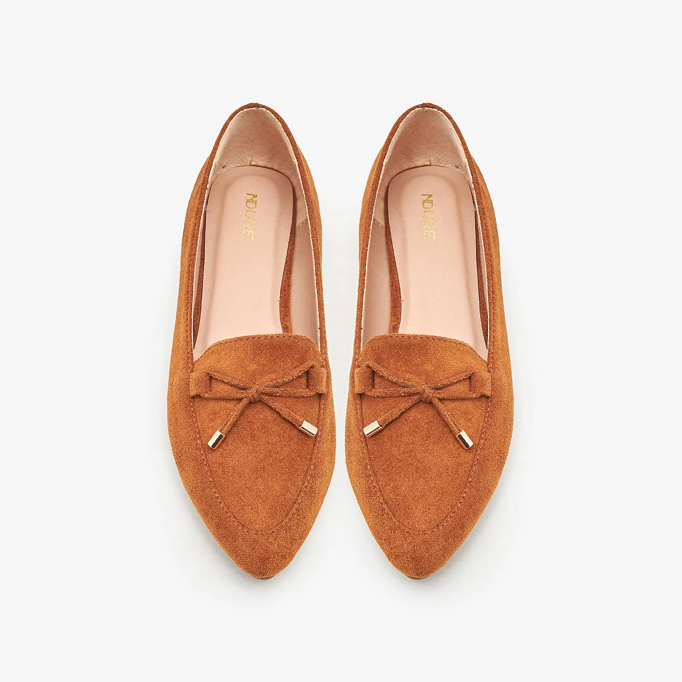 Women's Suede Pointed Loafers