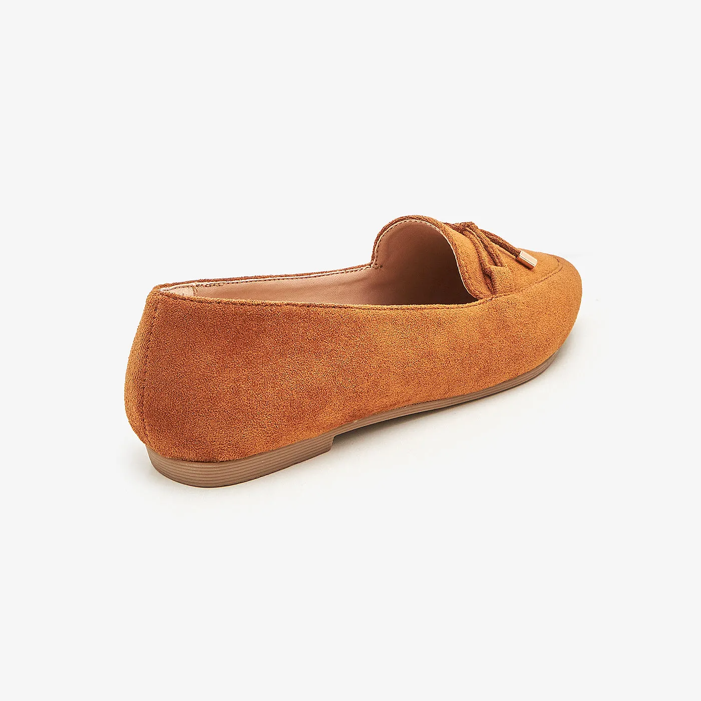 Women's Suede Pointed Loafers